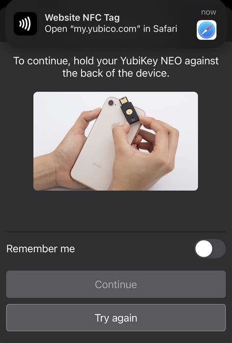 no support application for this nfc tag|yubikey not working on iphone.